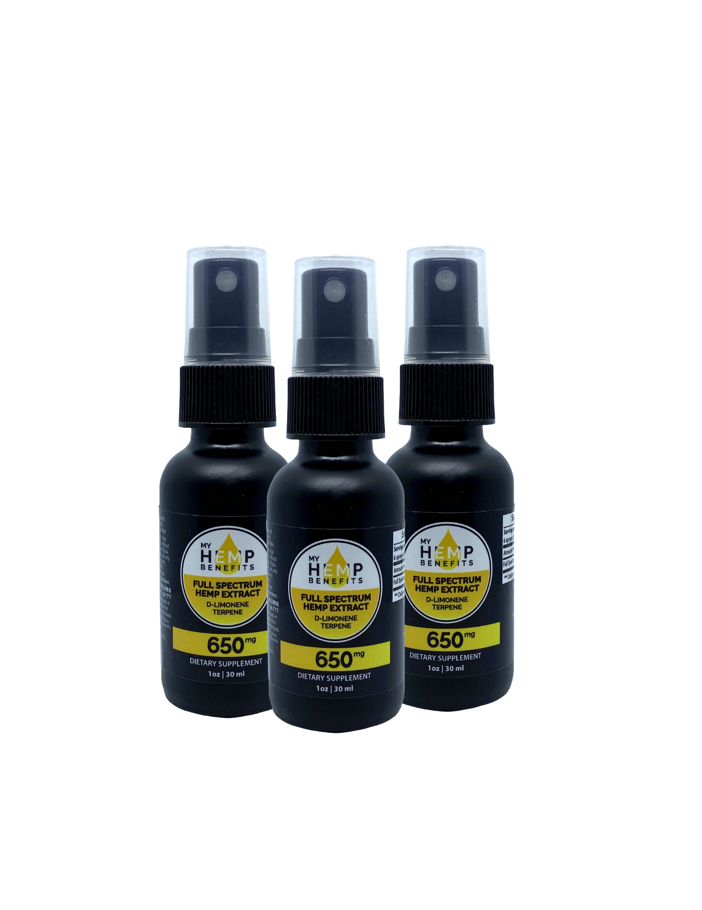 Supplement 650 mg CBD oil